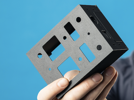 3D Druck Präzisionsfertigung 3D Druck Präzisionsfertigung, 3D-Drucker erstellt ein spiralförmiges Bauteil.